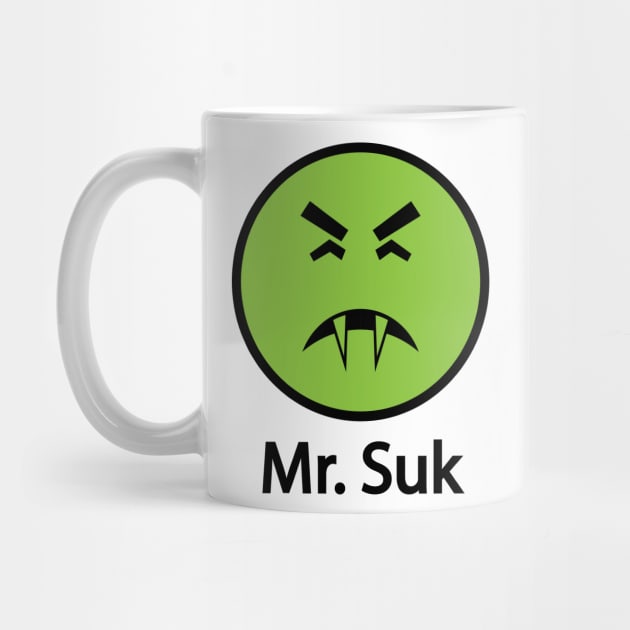 Mr. Suk (Mr. Yuk's Offspring) by albinochicken